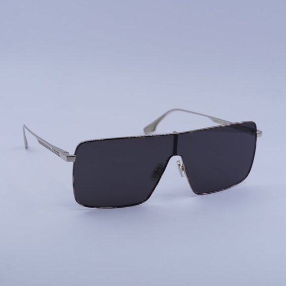 Victoria Beckham VB238S 701 Sunglasses Gold Shield Frame, Smoke Lenses - Picture 1 of 10